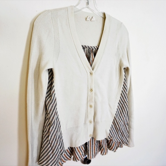 Anthropologie MOTH Button Front Flowy Cardigan XS - Picture 2 of 6